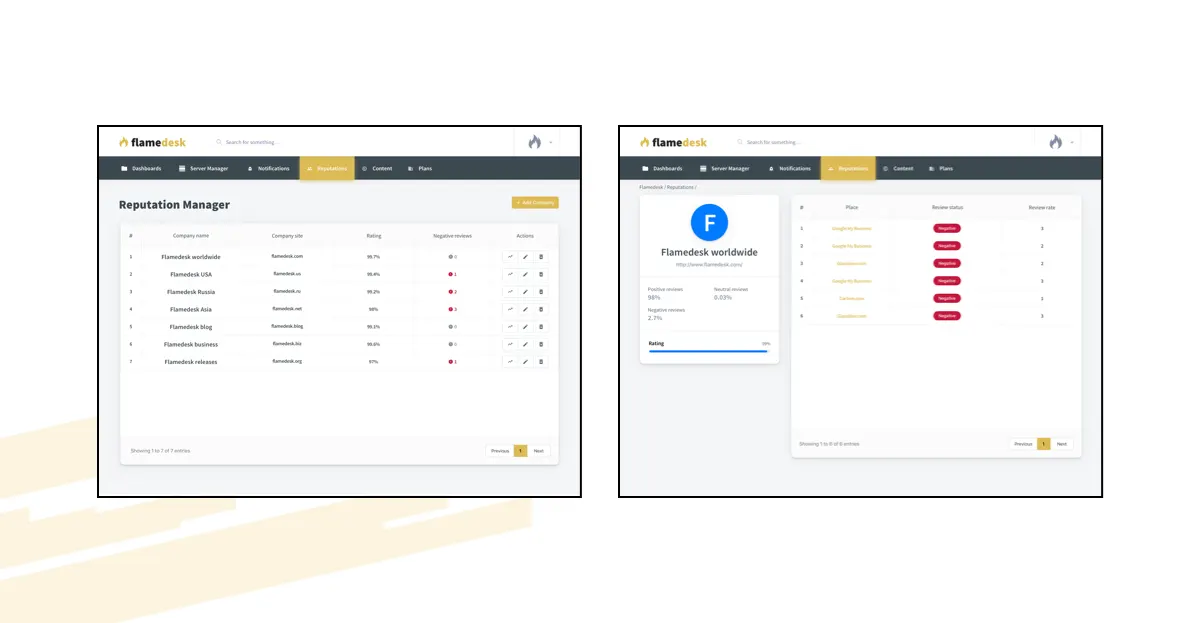 FlameDesk — screen 2